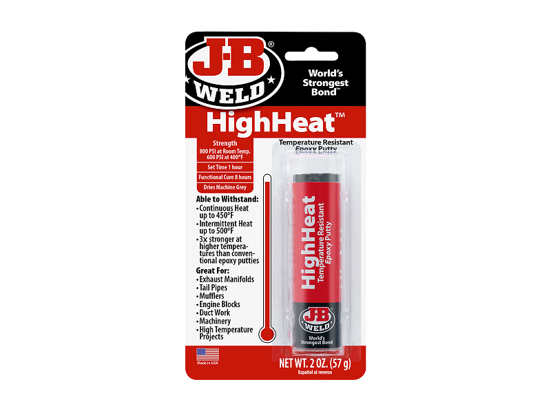 J-B Weld High Heat Putty Stick 56 g.
